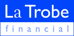La Trobe logo blue keyline CMYK